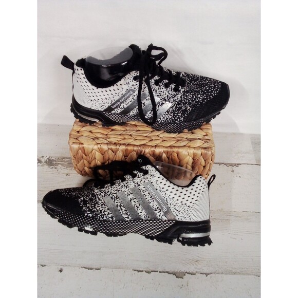 Big Kids/Men's Black/Silver  Athletic Running Shoes Size 6 - Picture 6 of 16